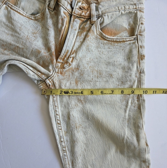 Acid Wash Hudson Skinny Distressed Jeans - Picture 12 of 13